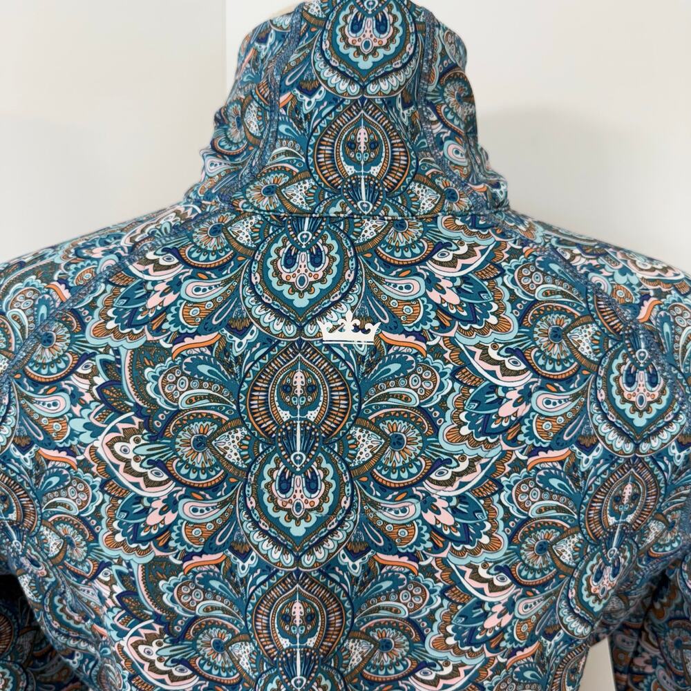 Peter Millar Performance Full Zip Sweatshirt UPF5… - image 5